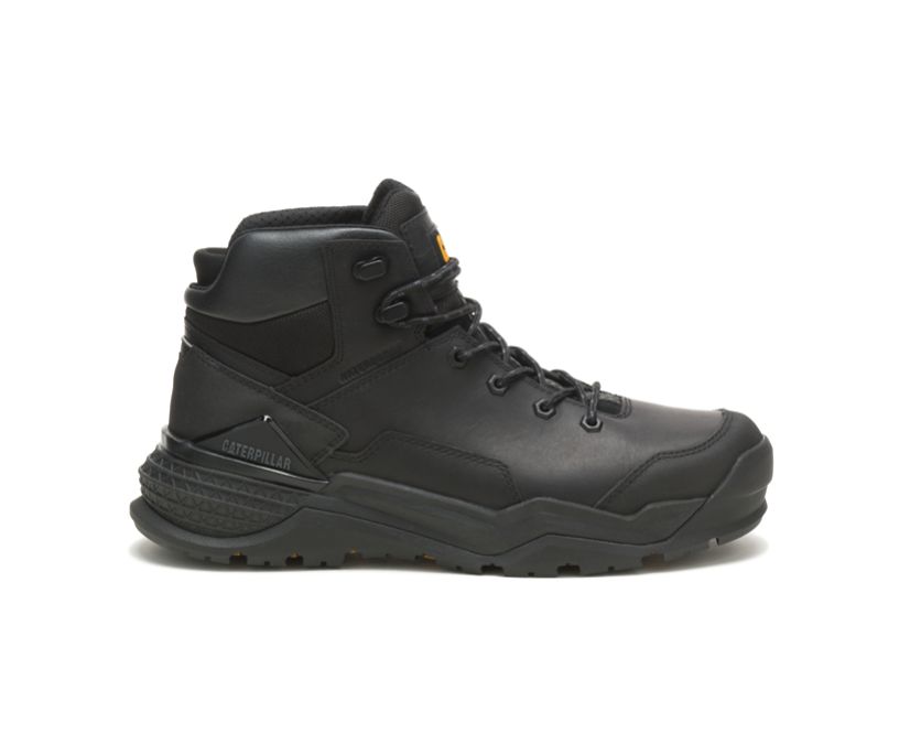 Caterpillar Provoke Mid Waterproof Argentina - Botines De Seguridad Hombre Negras ( 086-RWZGEP )